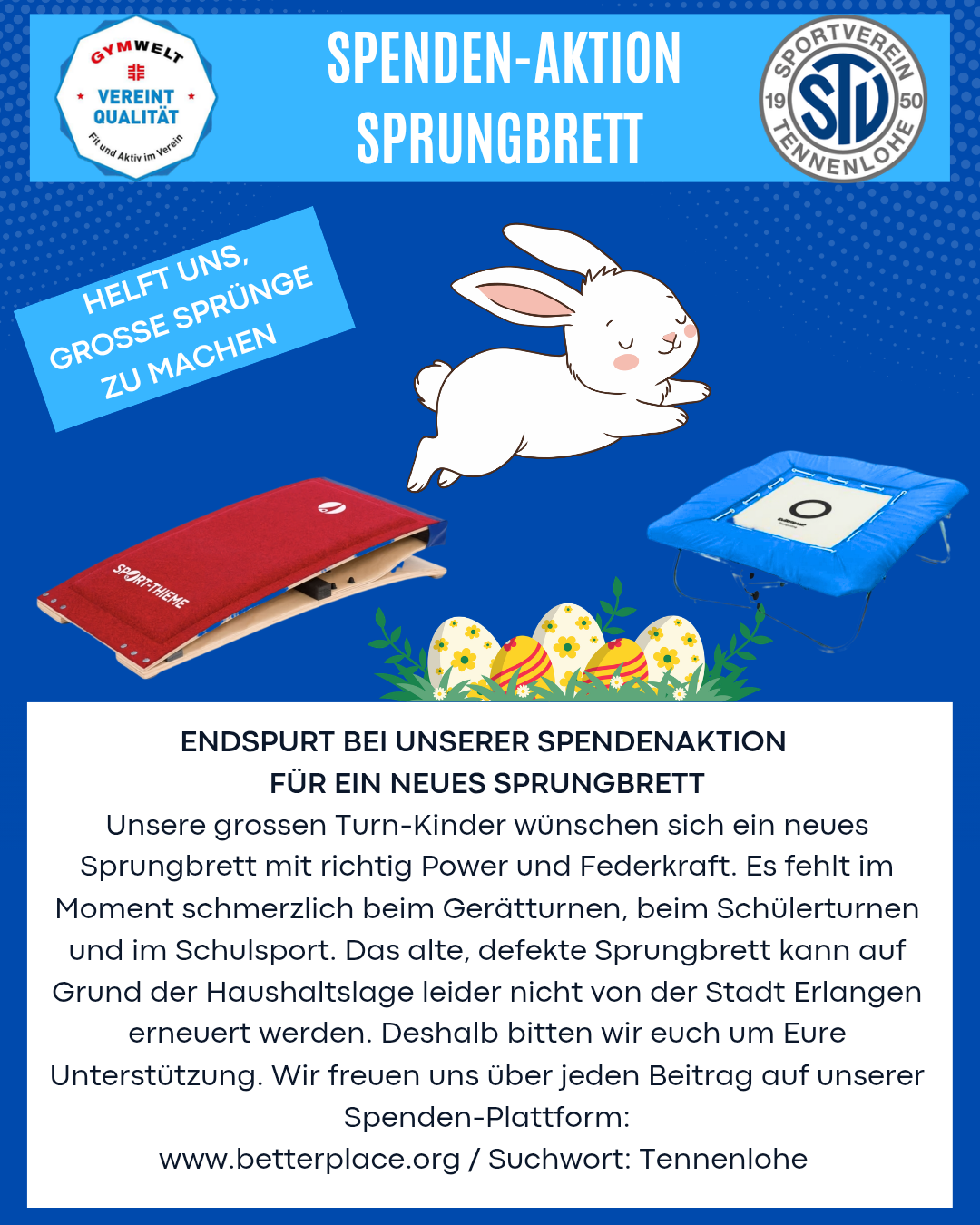 Spenden-Aktion für neues Sprungbrett