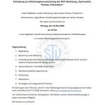 Abteilungsversammlung „Gymnastik, Fitness & Prävention“