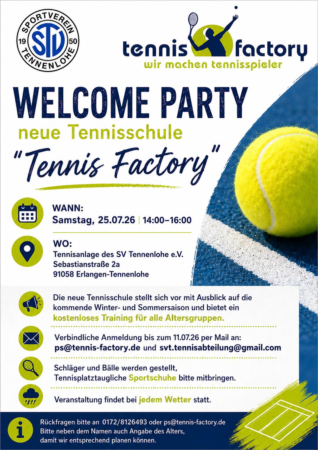 Neue Tennisschule