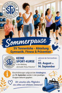 Sommerpause 2026